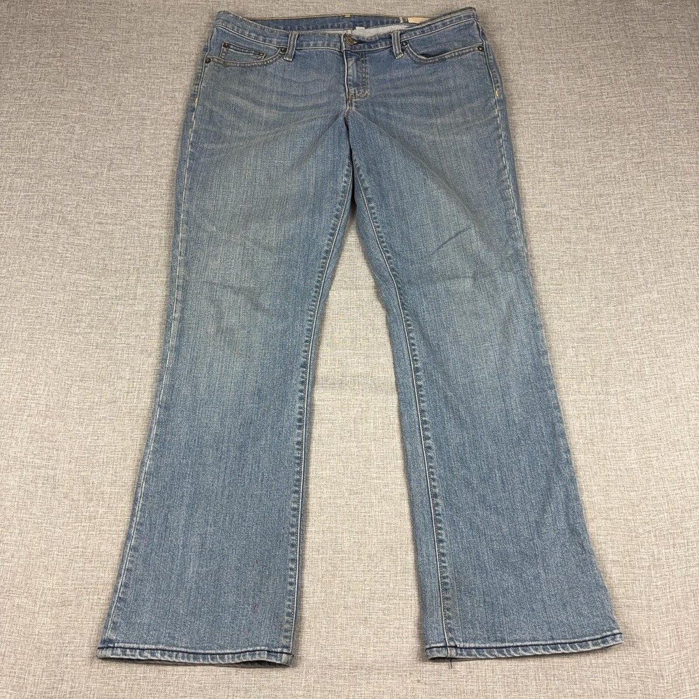 Gap Boot Cut Jeans Womens 14R Blue Light Wash Mid Rise Stretch Denim Casual